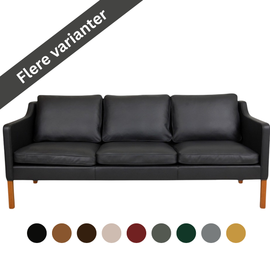 Børge Mogensen nybetrukket 2323 3-personers sofa