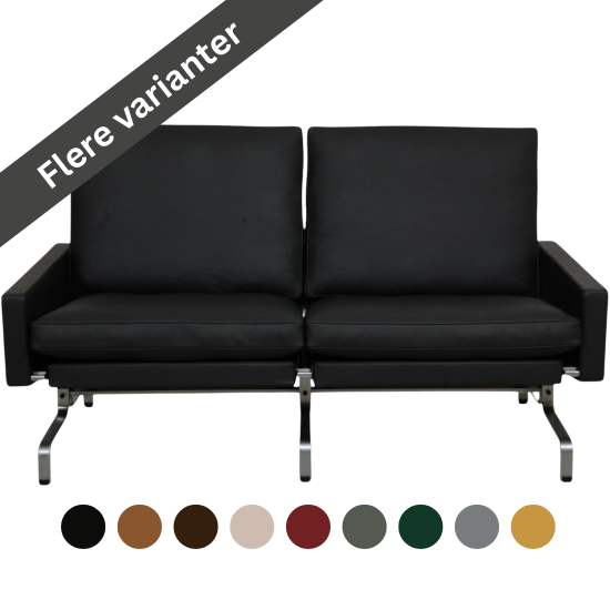Poul Kjærholm reupholstered PK31 2-seater sofa