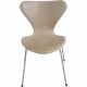 Sæt af 6 Arne Jacobsen Syver stole i patineret natur læder 1990'erne