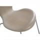Sæt af 6 Arne Jacobsen Syver stole i patineret natur læder 1990'erne