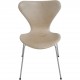 Sæt af 6 Arne Jacobsen Syver stole i patineret natur læder 1990'erne