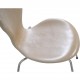 Sæt af 6 Arne Jacobsen Syver stole i patineret natur læder 1990'erne