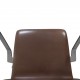 Arne Jacobsen Oxford kontorstol i patineret anilin læder 2006