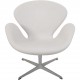 Arne Jacobsen Svane stol i gråt Hallingdal 103 stof 2006