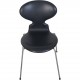 Sæt af 2 Arne Jacobsen Myre stole i sort læder 2000'erne
