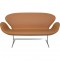Arne Jacobsen Svane sofa i cognac læder 2020