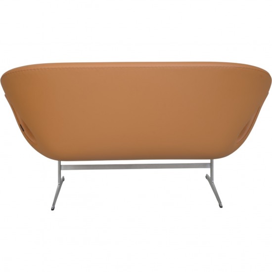 Arne Jacobsen Svane sofa i cognac læder 2020