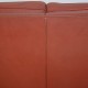 Børge Mogensen 2212 2.personers sofa i rødt læder 1980'erne