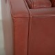 Børge Mogensen 2212 2.personers sofa i rødt læder 1980'erne