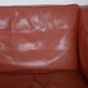 Børge Mogensen 2212 2.personers sofa i rødt læder 1980'erne