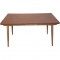 Hans Wegner AT312 spisebord af eg og teak 1960'erne