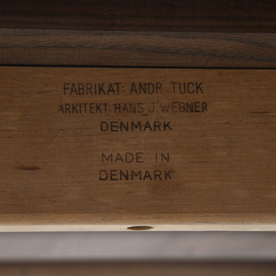 Hans Wegner AT312 spisebord af eg og teak 1960'erne