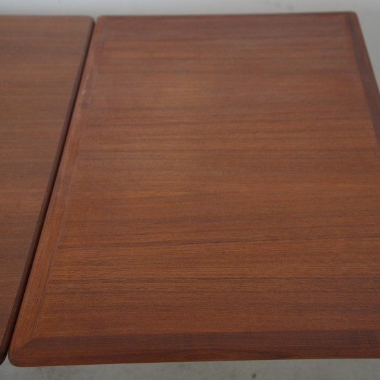 Hans Wegner AT312 spisebord af eg og teak 1960'erne