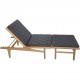 Hans Wegner GE1 daybed i eg og sort læder 2018