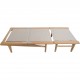 Hans Wegner GE1 daybed i eg og sort læder 2018