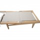 Hans Wegner GE1 daybed i eg og sort læder 2018