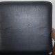 Hans Wegner GE240 3.personers cigar sofa i eg og sort læder 1970'erne