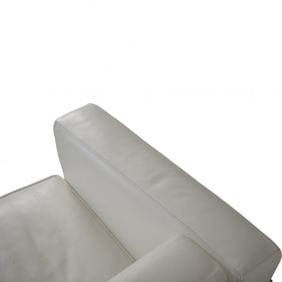 Le Corbusier LC2 3.personers sofa i hvid læder 2000'erne