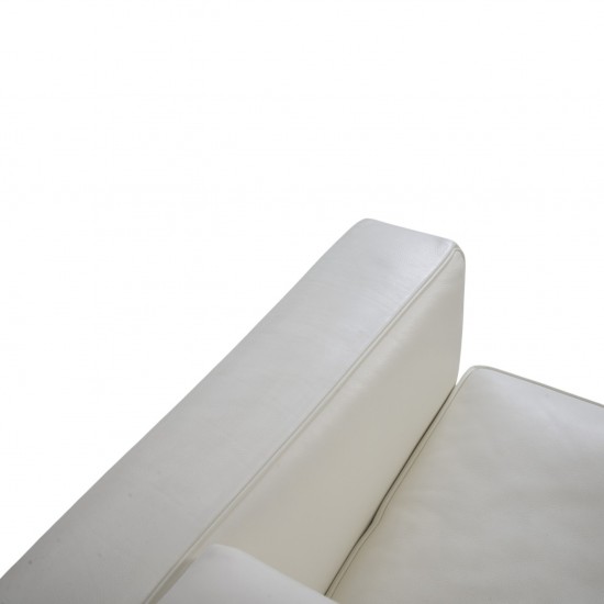 Le Corbusier LC2 3.personers sofa i hvid læder 2000'erne