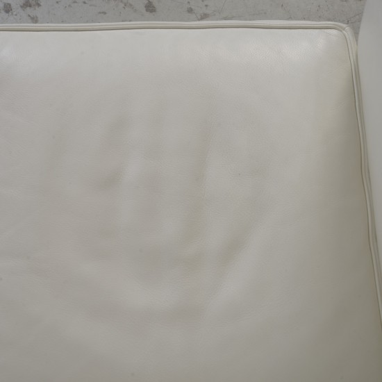 Le Corbusier LC2 3.personers sofa i hvid læder 2000'erne