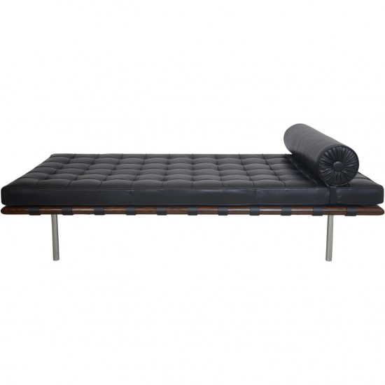 Ludwig Mies van der Rohe Barcelona daybed i sort læder 2010'erne