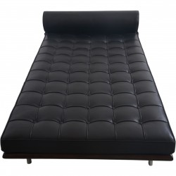 Ludwig Mies van der Rohe Barcelona daybed i sort læder 2010'erne
