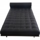 Ludwig Mies van der Rohe Barcelona daybed i sort læder 2010'erne