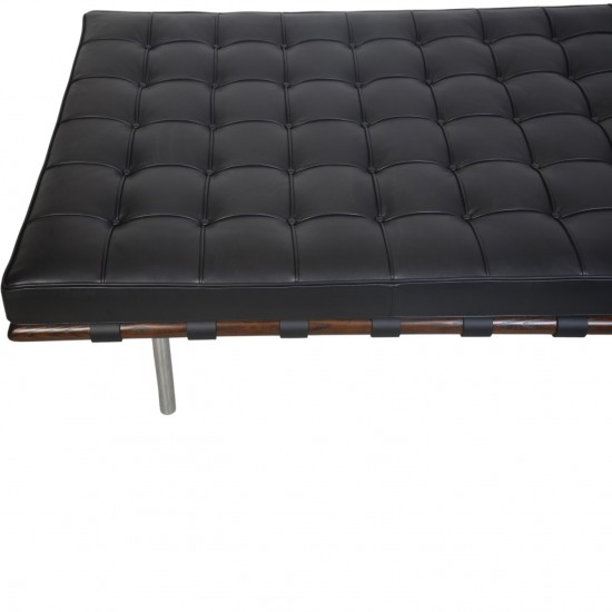 Ludwig Mies van der Rohe Barcelona daybed i sort læder 2010'erne