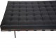 Ludwig Mies van der Rohe Barcelona daybed i sort læder 2010'erne