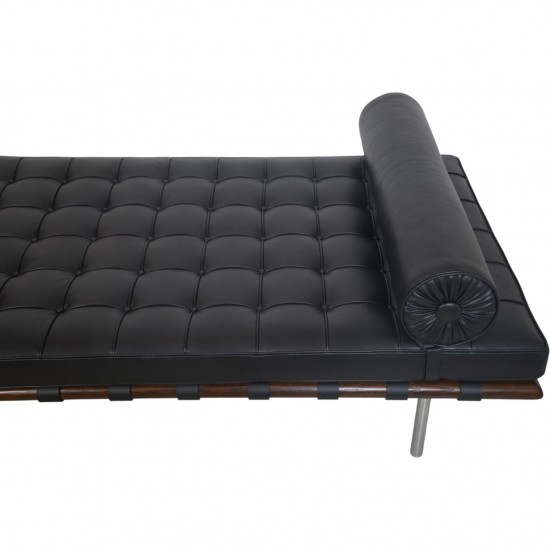 Ludwig Mies van der Rohe Barcelona daybed i sort læder 2010'erne
