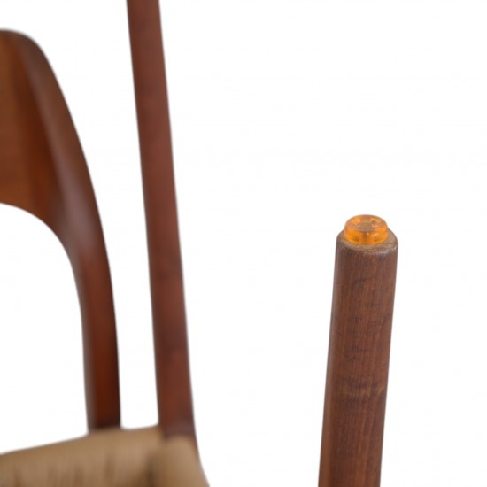 Sæt af 2 N.O Møller model 71 stole i teaktræ 1960'erne