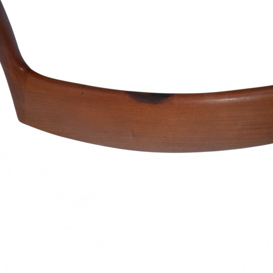 Sæt af 2 N.O Møller model 77 stole i teaktræ 1960'erne