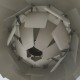 Poul Henningsen hvid Kogle lampe 60 cm 2000'erne