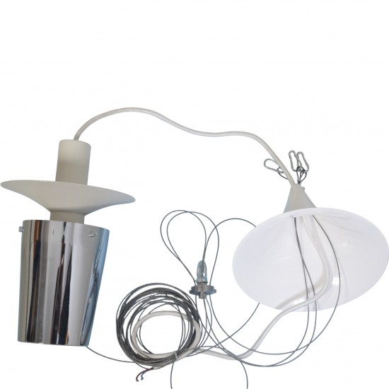 Poul Henningsen hvid Kogle lampe 60 cm 2000'erne