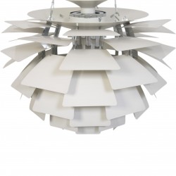 Poul Henningsen hvid Kogle lampe 60 cm 2000'erne