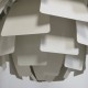 Poul Henningsen hvid Kogle lampe 60 cm 2000'erne
