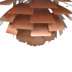 Poul Henningsen kobber Kogle lampe 60 cm 2000'erne