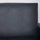 Poul Kjærholm PK31 2.personers sofa i sort Nevada læder 1991