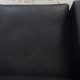 Poul Kjærholm PK31 2.personers sofa i sort Nevada læder 1991