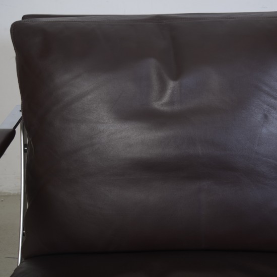 Preben Fabricius 3-personers 710 sofa i brunt læder 2000'erne