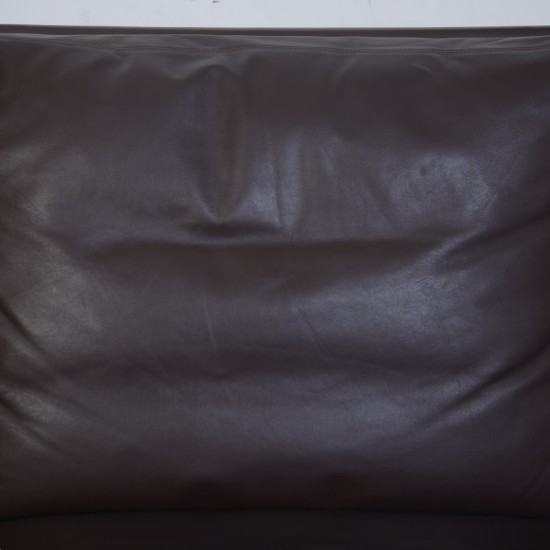Preben Fabricius 3-personers 710 sofa i brunt læder 2000'erne