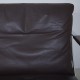 Preben Fabricius 3-personers 710 sofa i brunt læder 2000'erne