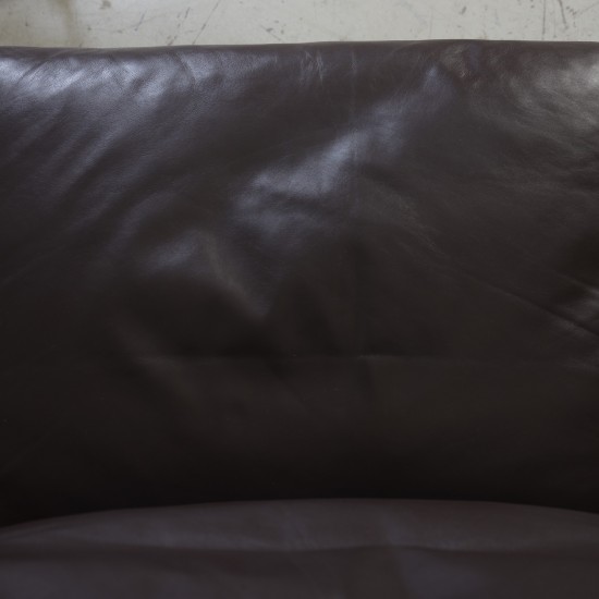 Preben Fabricius 3-personers 710 sofa i brunt læder 2000'erne