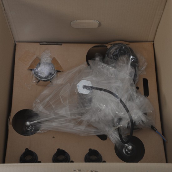 Poul Henningsen PH 2/1 Stammekrone lampe krom, i kasse 2010'erne