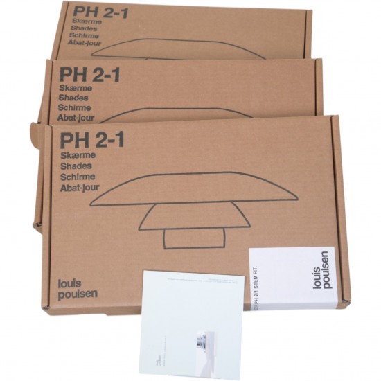 Poul Henningsen PH 2/1 Stammekrone lampe krom, i kasse 2010'erne