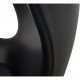 Arne Jacobsen Ægget stol i sort Aura læder 2012