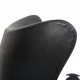Arne Jacobsen Ægget stol i sort Aura læder 2012