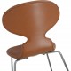 Sæt af 6 Arne Jacobsen Myre stole i cognac classic læder 1990'erne