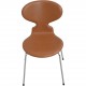 Sæt af 6 Arne Jacobsen Myre stole i cognac classic læder 1990'erne