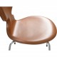 Sæt af 6 Arne Jacobsen Myre stole i cognac classic læder 1990'erne